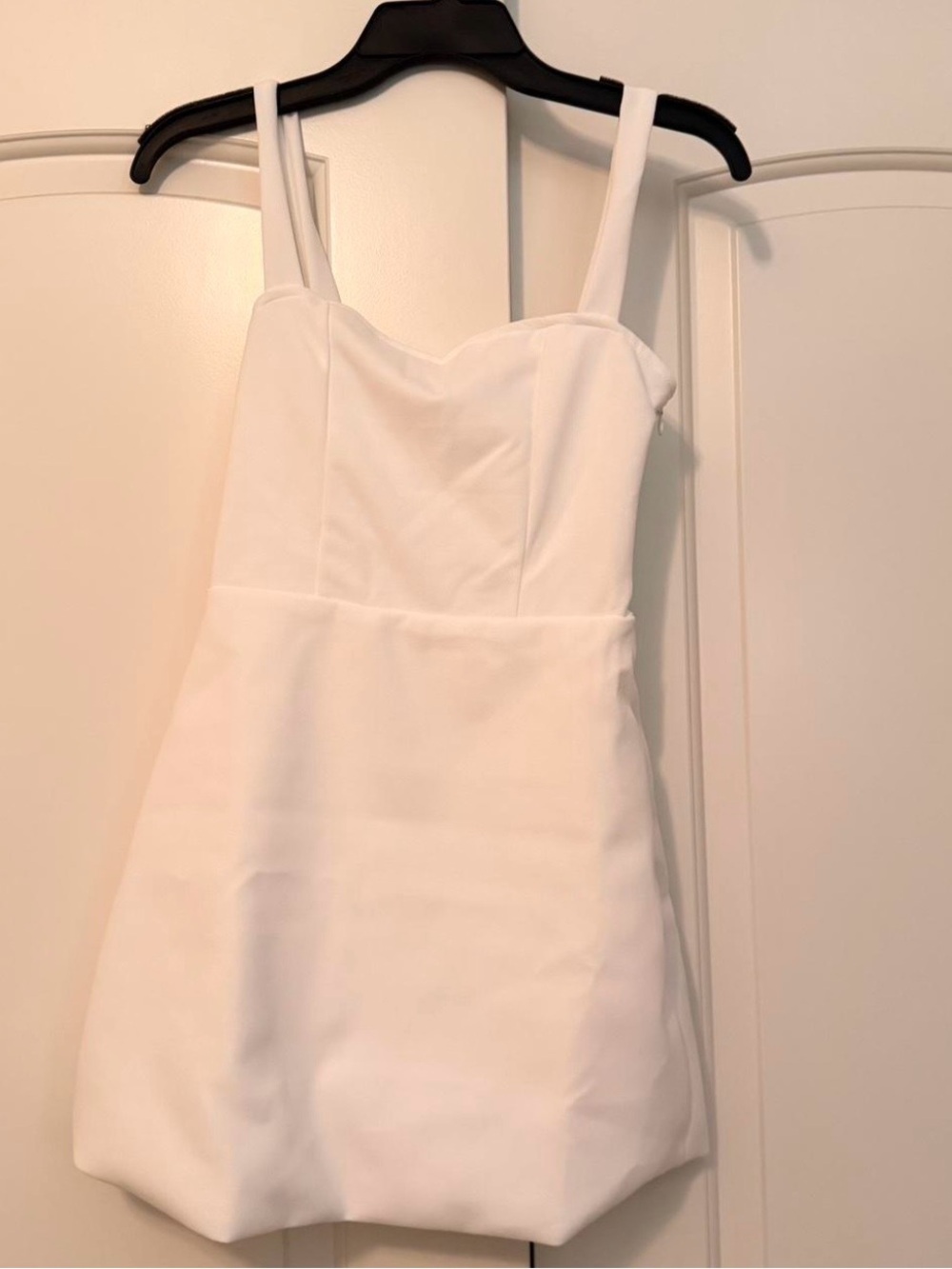 White Strappy Mini Dress